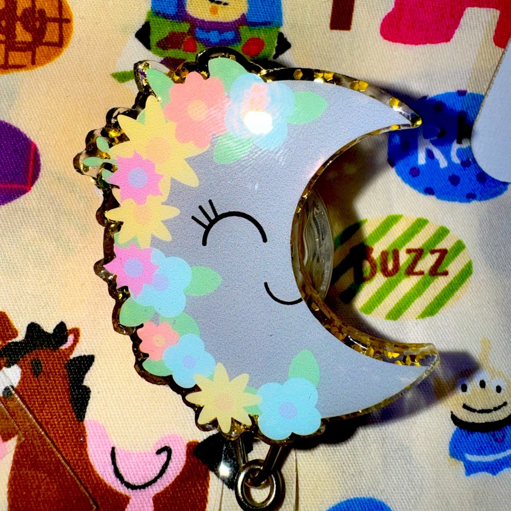 Moon badge reel